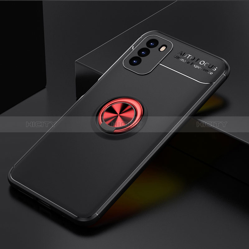 Custodia Silicone Ultra Sottile Morbida Cover con Magnetico Anello Supporto SD2 per Xiaomi Poco M3