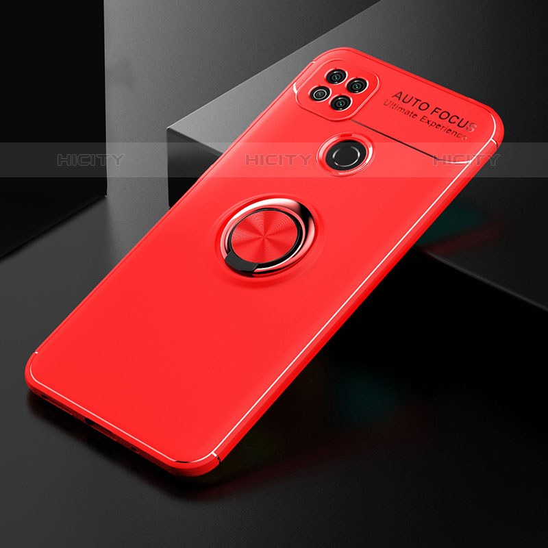 Custodia Silicone Ultra Sottile Morbida Cover con Magnetico Anello Supporto SD2 per Xiaomi Redmi 10A 4G