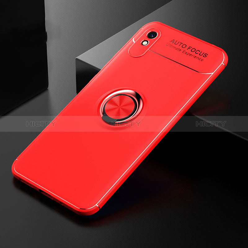 Custodia Silicone Ultra Sottile Morbida Cover con Magnetico Anello Supporto SD2 per Xiaomi Redmi 9A