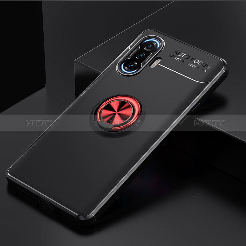 Custodia Silicone Ultra Sottile Morbida Cover con Magnetico Anello Supporto SD2 per Xiaomi Redmi K40 Gaming 5G