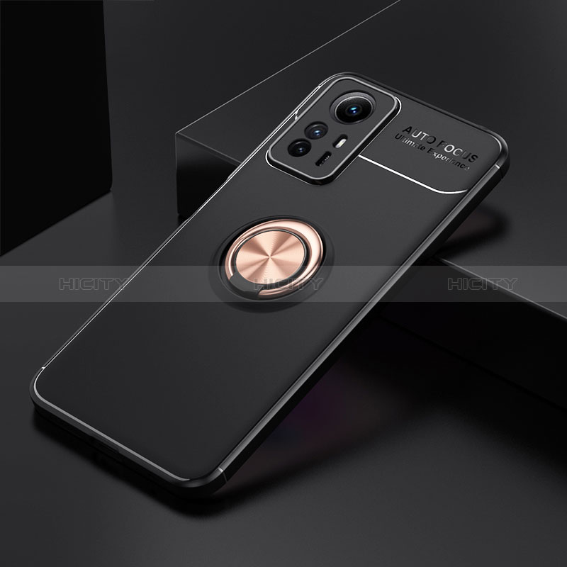 Custodia Silicone Ultra Sottile Morbida Cover con Magnetico Anello Supporto SD2 per Xiaomi Redmi Note 12S