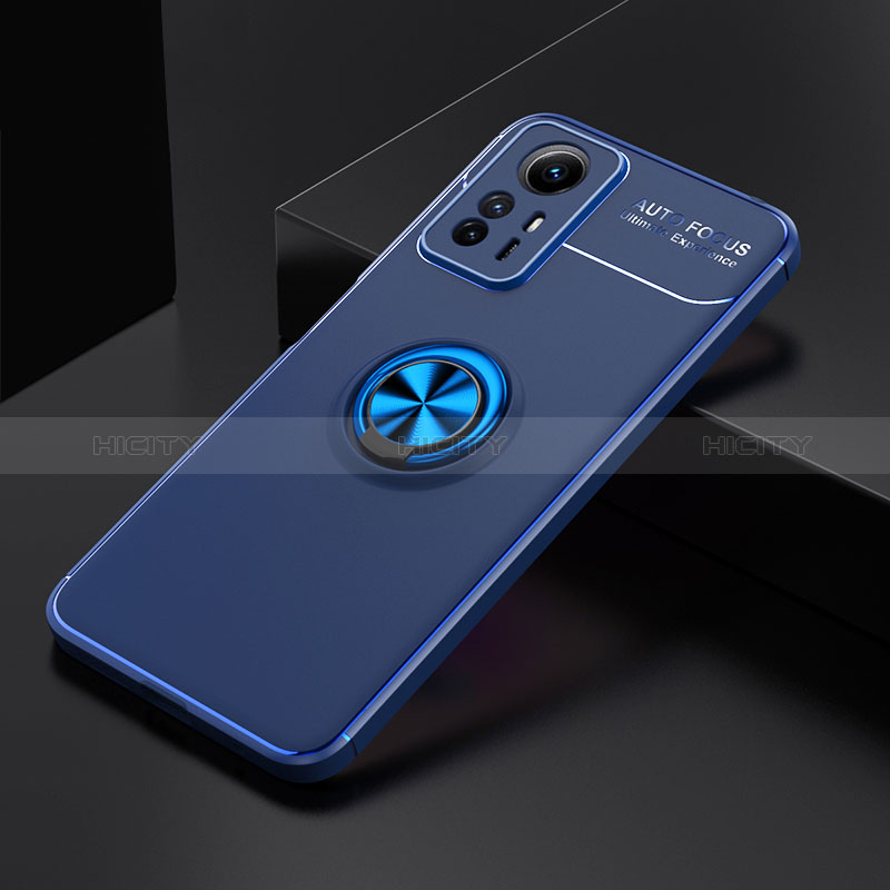 Custodia Silicone Ultra Sottile Morbida Cover con Magnetico Anello Supporto SD2 per Xiaomi Redmi Note 12S