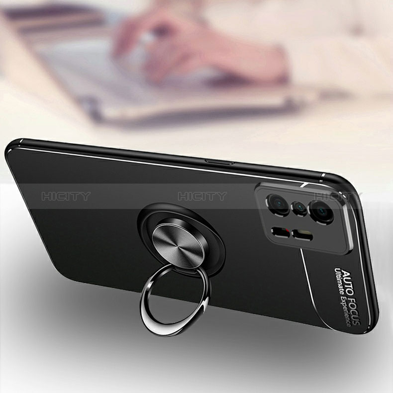 Custodia Silicone Ultra Sottile Morbida Cover con Magnetico Anello Supporto SD3 per Xiaomi Mi 11T 5G