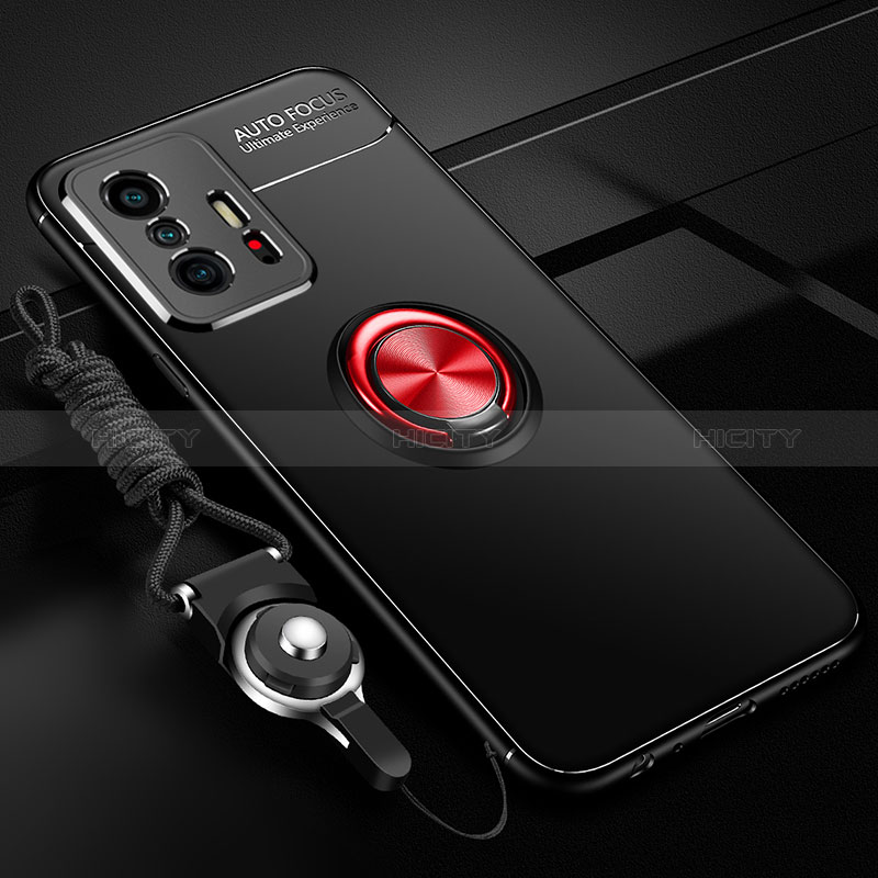 Custodia Silicone Ultra Sottile Morbida Cover con Magnetico Anello Supporto SD3 per Xiaomi Mi 11T 5G