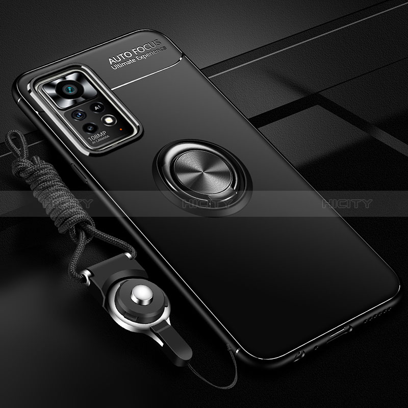 Custodia Silicone Ultra Sottile Morbida Cover con Magnetico Anello Supporto SD3 per Xiaomi Poco X4 Pro 5G