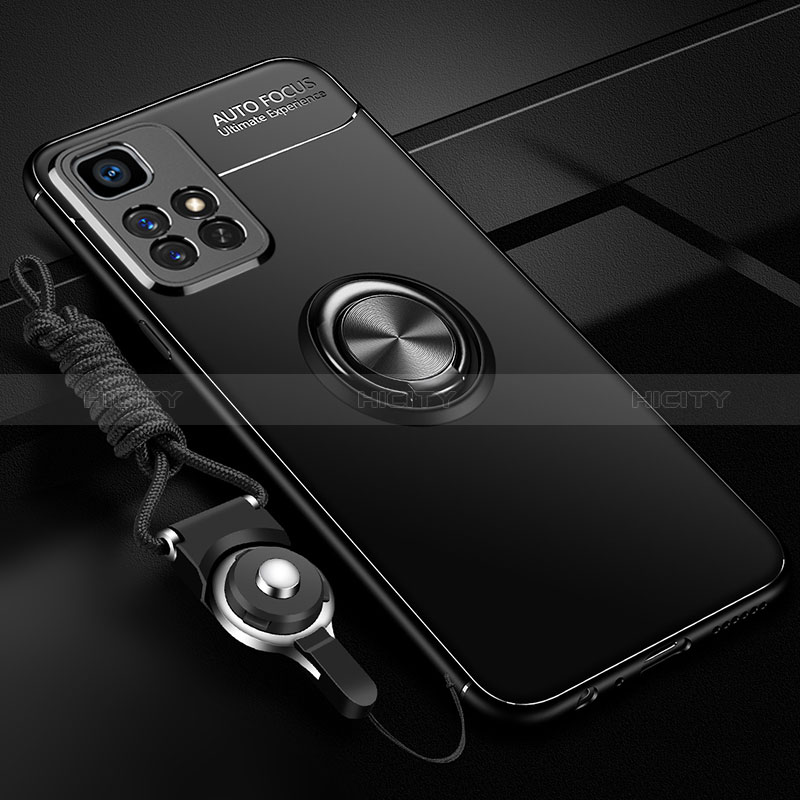 Custodia Silicone Ultra Sottile Morbida Cover con Magnetico Anello Supporto SD3 per Xiaomi Redmi 10 (2022)
