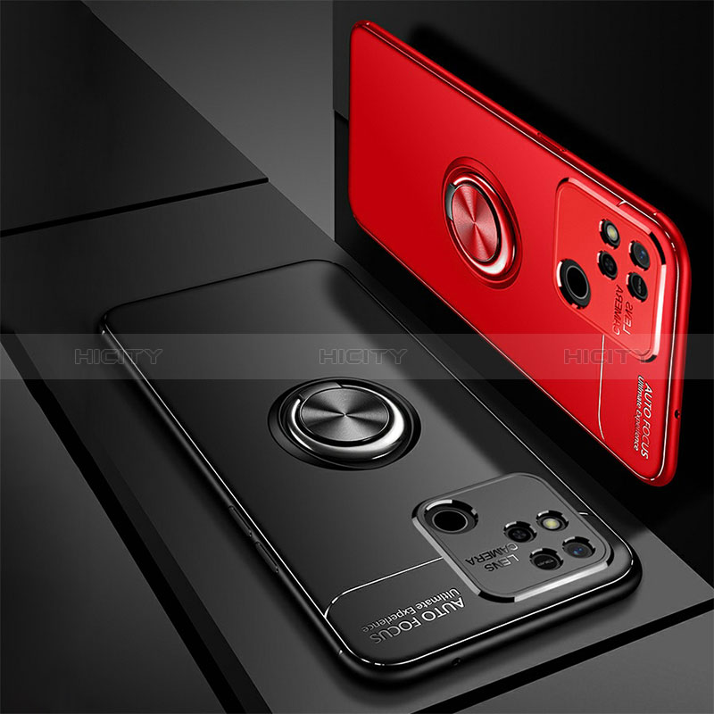 Custodia Silicone Ultra Sottile Morbida Cover con Magnetico Anello Supporto SD3 per Xiaomi Redmi 10A 4G