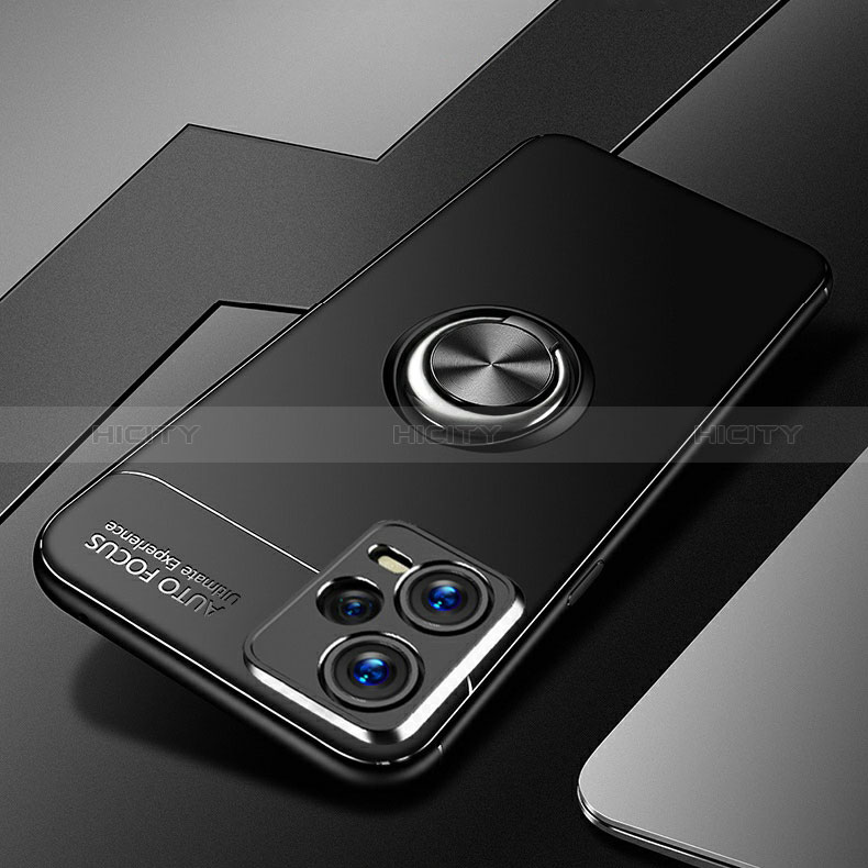 Custodia Silicone Ultra Sottile Morbida Cover con Magnetico Anello Supporto SD3 per Xiaomi Redmi Note 12 Pro+ Plus 5G