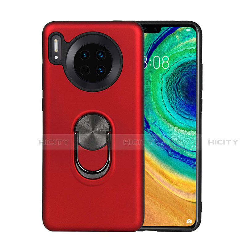 Custodia Silicone Ultra Sottile Morbida Cover con Magnetico Anello Supporto T03 per Huawei Mate 30 5G