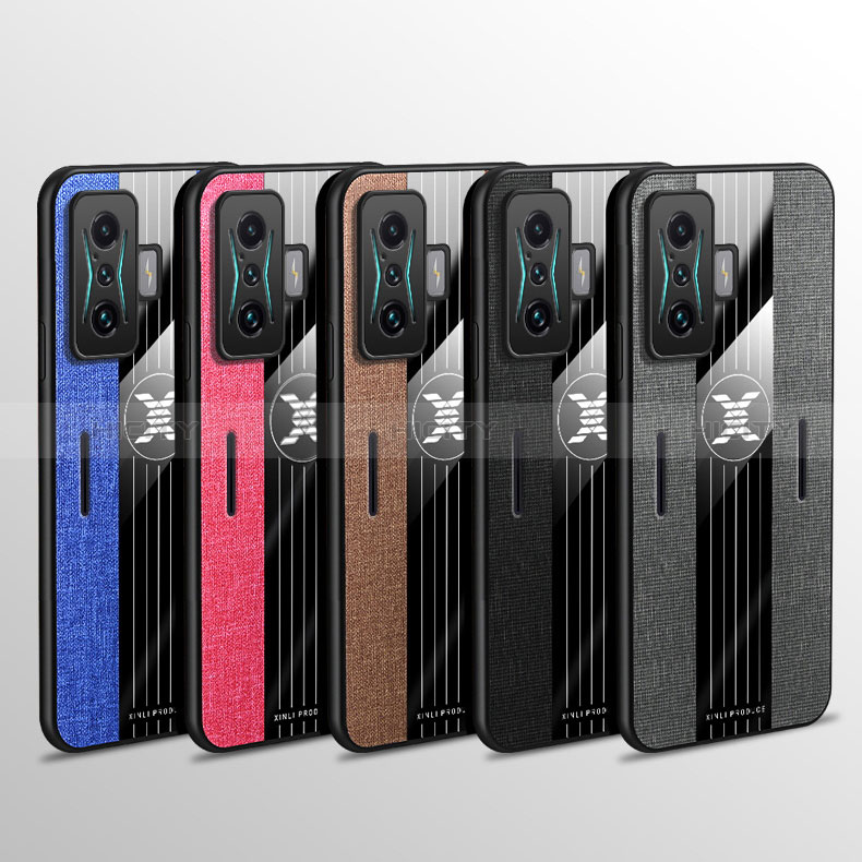 Custodia Silicone Ultra Sottile Morbida Cover con Magnetico Anello Supporto X01L per Xiaomi Redmi K50 Gaming 5G