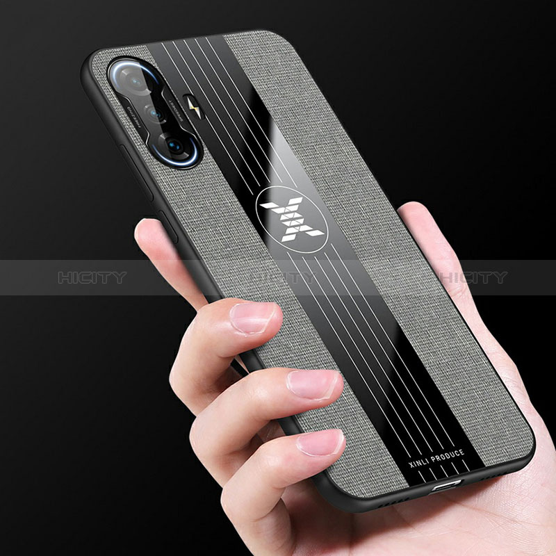 Custodia Silicone Ultra Sottile Morbida Cover con Magnetico Anello Supporto X03L per Xiaomi Redmi K40 Gaming 5G