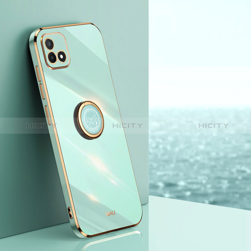 Custodia Silicone Ultra Sottile Morbida Cover con Magnetico Anello Supporto XL1 per Realme C11 (2021)