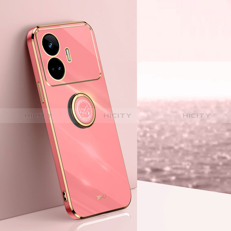 Custodia Silicone Ultra Sottile Morbida Cover con Magnetico Anello Supporto XL1 per Realme GT Neo5 SE 5G