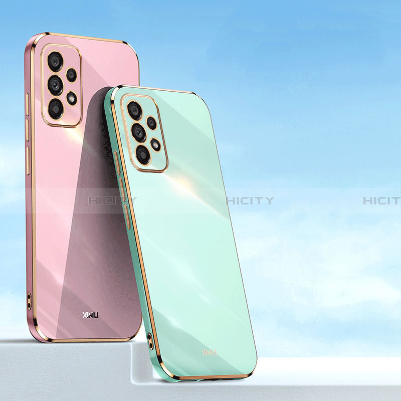 Custodia Silicone Ultra Sottile Morbida Cover con Magnetico Anello Supporto XL1 per Samsung Galaxy A23 4G