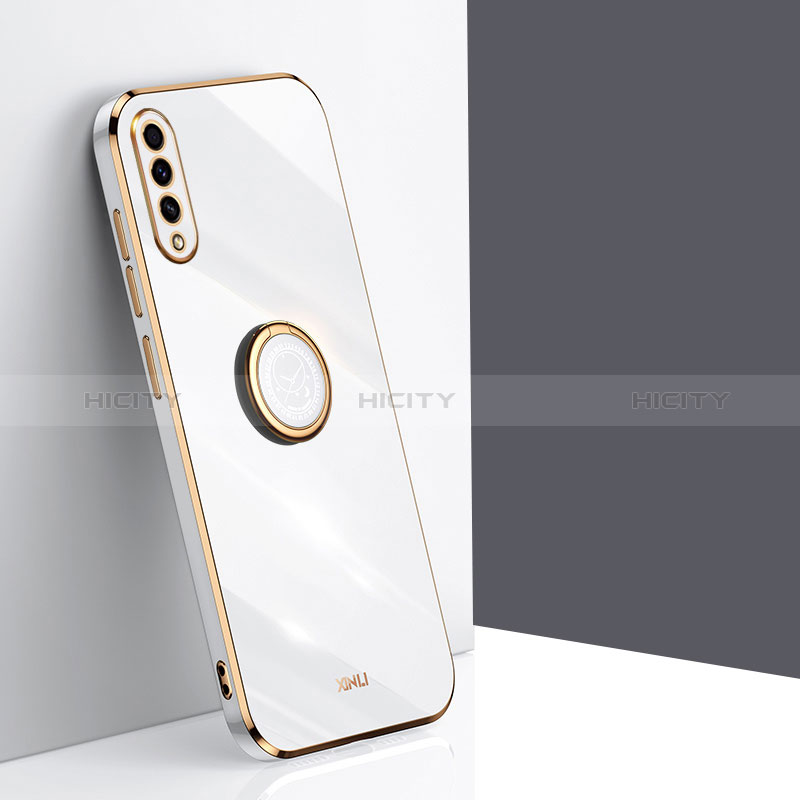 Custodia Silicone Ultra Sottile Morbida Cover con Magnetico Anello Supporto XL1 per Samsung Galaxy A30S