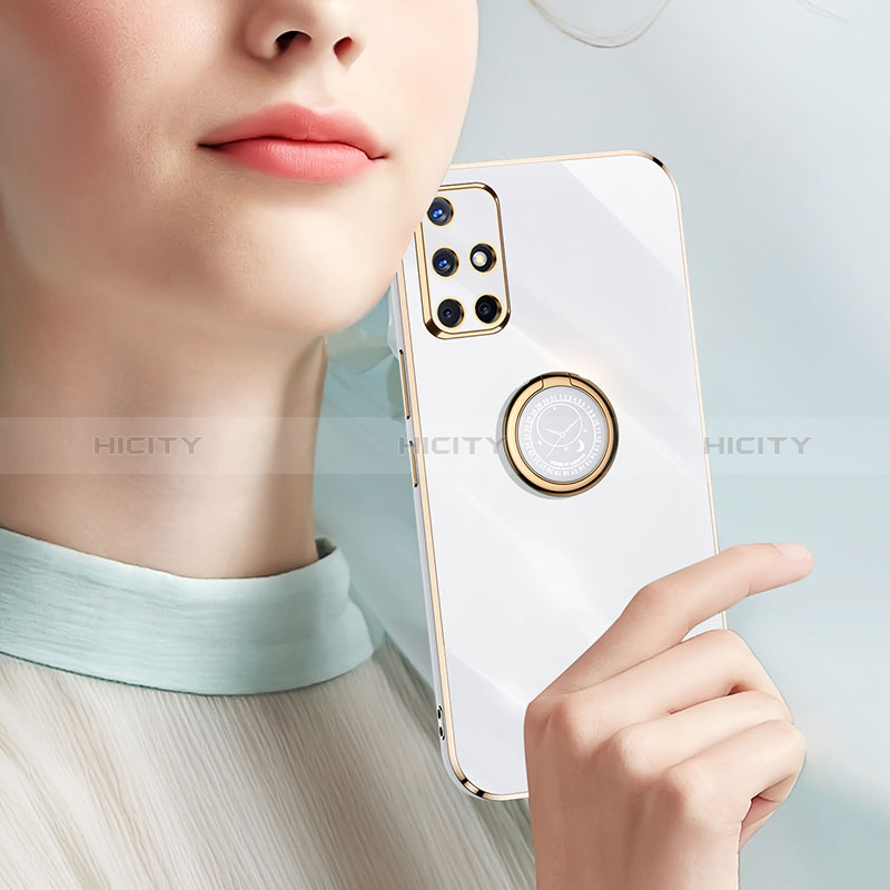 Custodia Silicone Ultra Sottile Morbida Cover con Magnetico Anello Supporto XL1 per Samsung Galaxy A51 5G