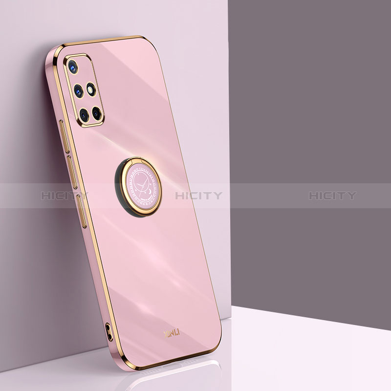 Custodia Silicone Ultra Sottile Morbida Cover con Magnetico Anello Supporto XL1 per Samsung Galaxy A51 5G