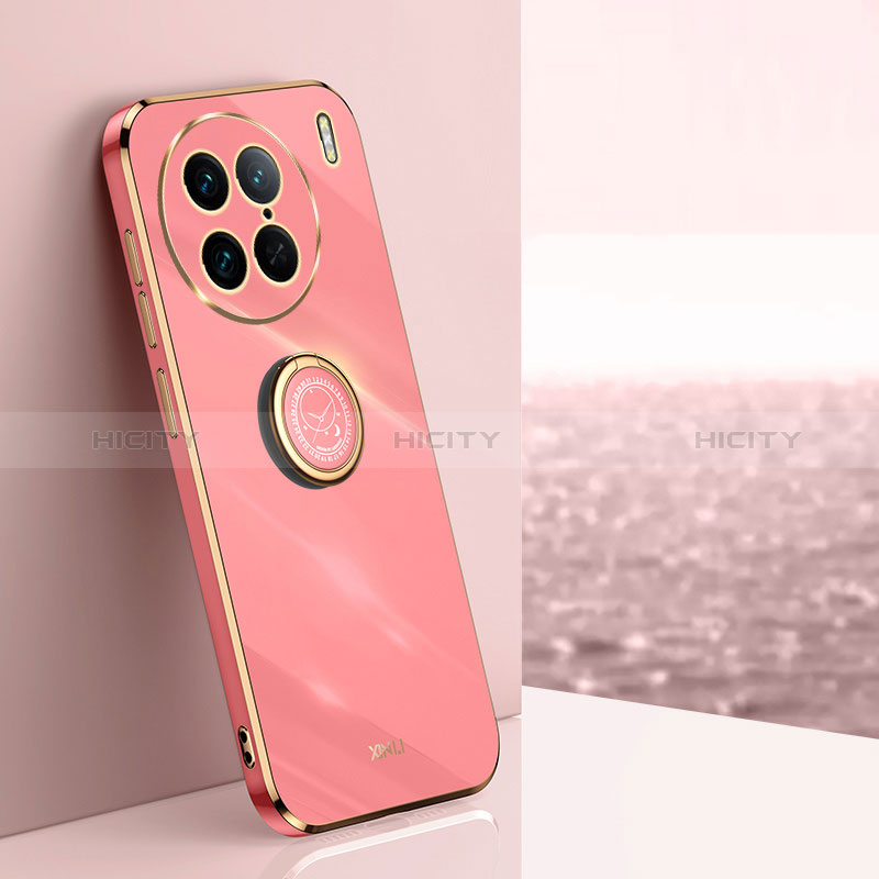 Custodia Silicone Ultra Sottile Morbida Cover con Magnetico Anello Supporto XL1 per Vivo X90 Pro 5G