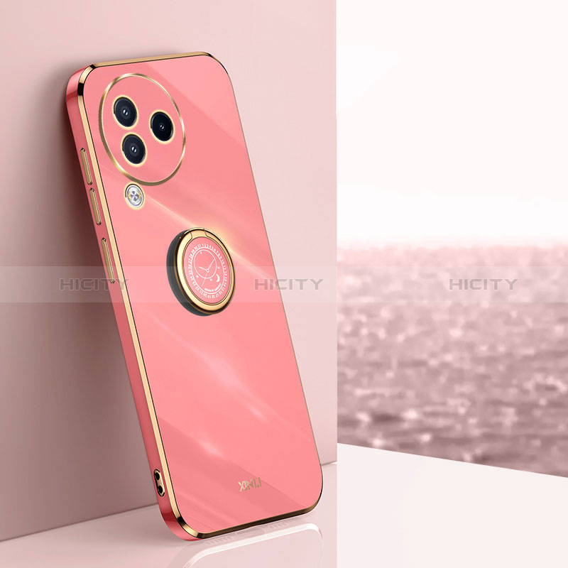 Custodia Silicone Ultra Sottile Morbida Cover con Magnetico Anello Supporto XL1 per Xiaomi Civi 3 5G