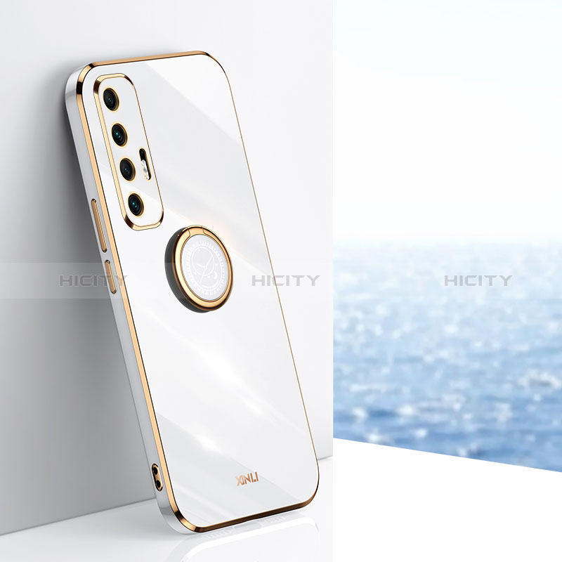 Custodia Silicone Ultra Sottile Morbida Cover con Magnetico Anello Supporto XL1 per Xiaomi Mi 10S 5G