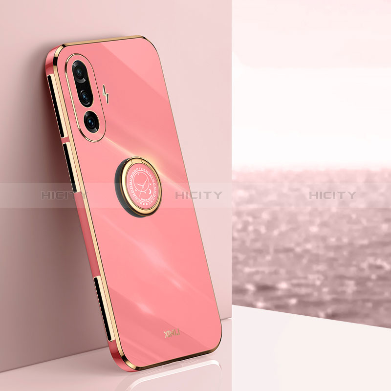 Custodia Silicone Ultra Sottile Morbida Cover con Magnetico Anello Supporto XL1 per Xiaomi Poco F3 GT 5G