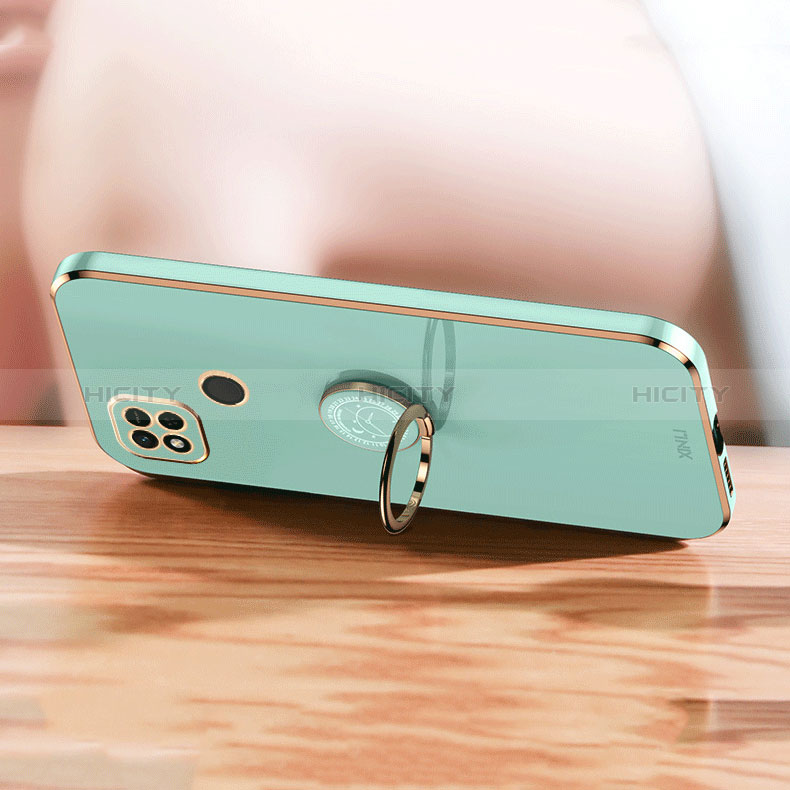 Custodia Silicone Ultra Sottile Morbida Cover con Magnetico Anello Supporto XL1 per Xiaomi Redmi 10A 4G