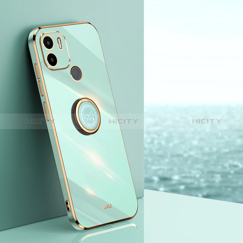 Custodia Silicone Ultra Sottile Morbida Cover con Magnetico Anello Supporto XL1 per Xiaomi Redmi A1 Plus