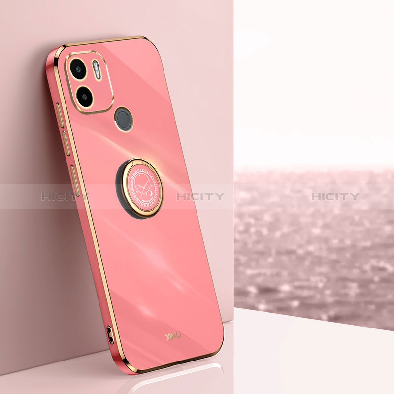 Custodia Silicone Ultra Sottile Morbida Cover con Magnetico Anello Supporto XL1 per Xiaomi Redmi A1 Plus