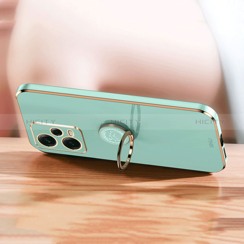 Custodia Silicone Ultra Sottile Morbida Cover con Magnetico Anello Supporto XL1 per Xiaomi Redmi Note 12 Explorer