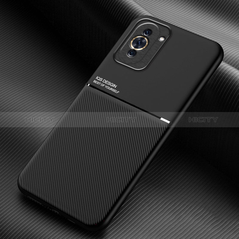 Custodia Silicone Ultra Sottile Morbida Cover con Magnetico per Huawei Nova 10 Nero