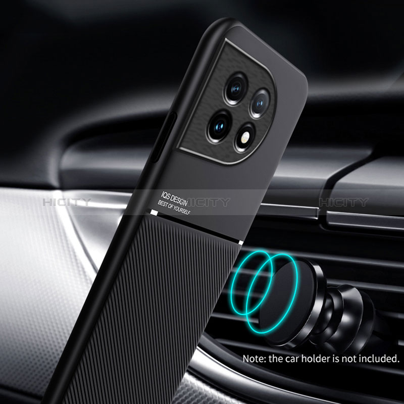 Custodia Silicone Ultra Sottile Morbida Cover con Magnetico per OnePlus Ace 2 5G