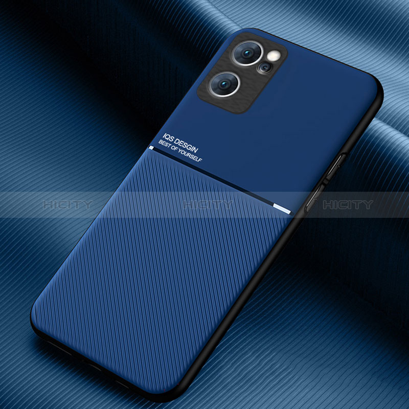 Custodia Silicone Ultra Sottile Morbida Cover con Magnetico per OnePlus Nord CE 2 5G Blu