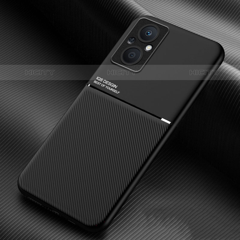 Custodia Silicone Ultra Sottile Morbida Cover con Magnetico per OnePlus Nord N20 5G Nero