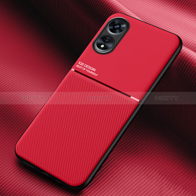 Custodia Silicone Ultra Sottile Morbida Cover con Magnetico per Oppo A1 Pro 5G