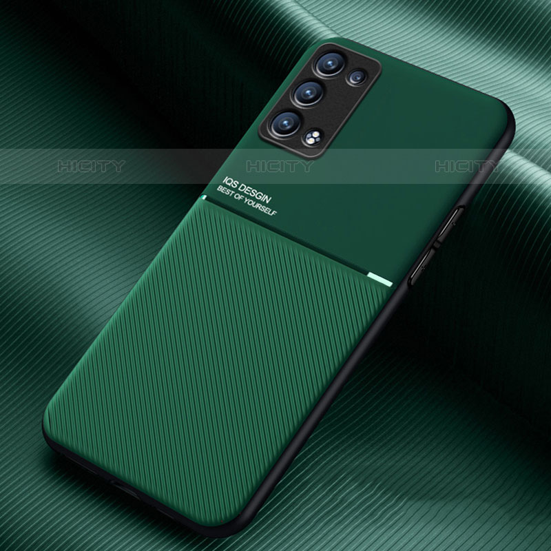 Custodia Silicone Ultra Sottile Morbida Cover con Magnetico per Oppo Reno6 Pro 5G