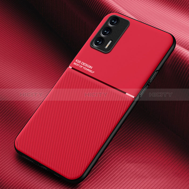 Custodia Silicone Ultra Sottile Morbida Cover con Magnetico per Realme GT Neo 2T 5G Rosso