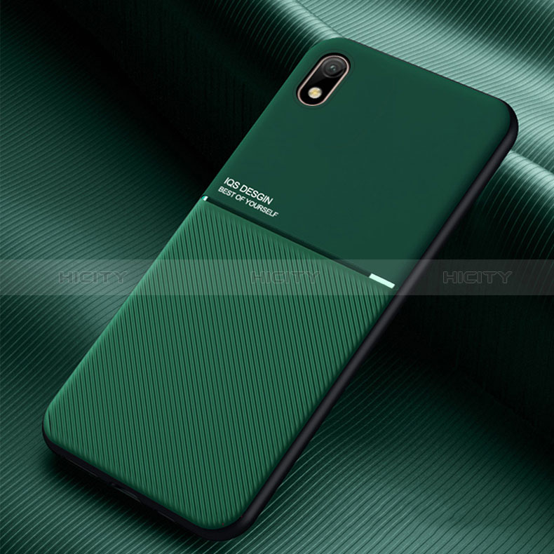 Custodia Silicone Ultra Sottile Morbida Cover con Magnetico per Samsung Galaxy A01 Core Verde