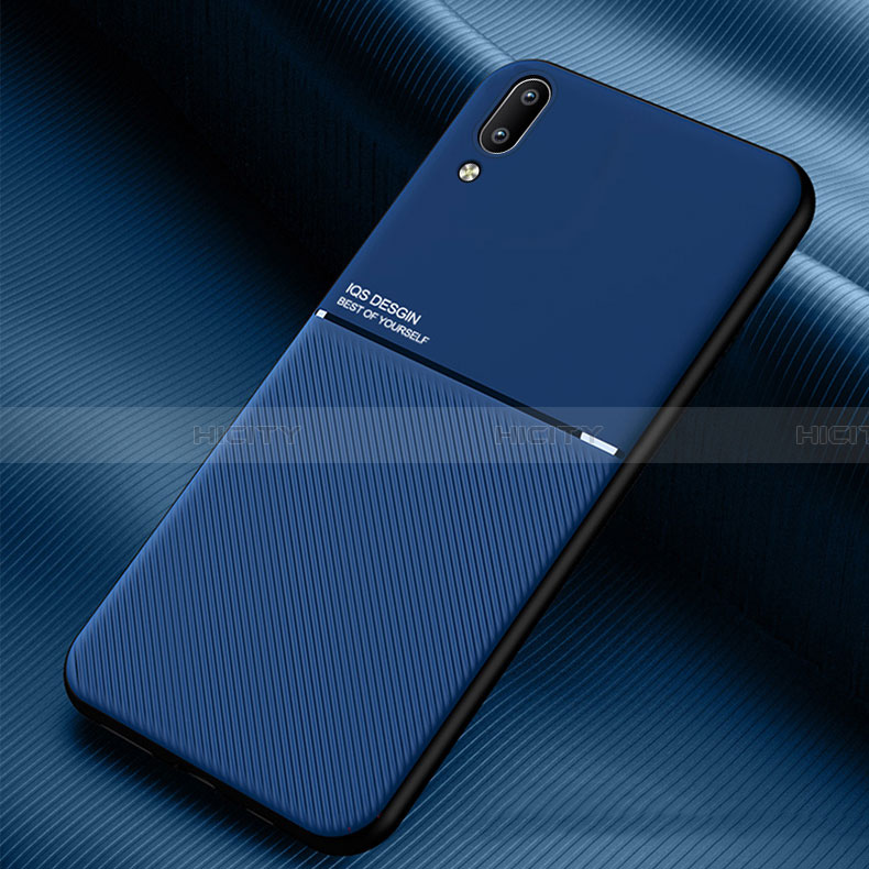 Custodia Silicone Ultra Sottile Morbida Cover con Magnetico per Samsung Galaxy A02 Blu