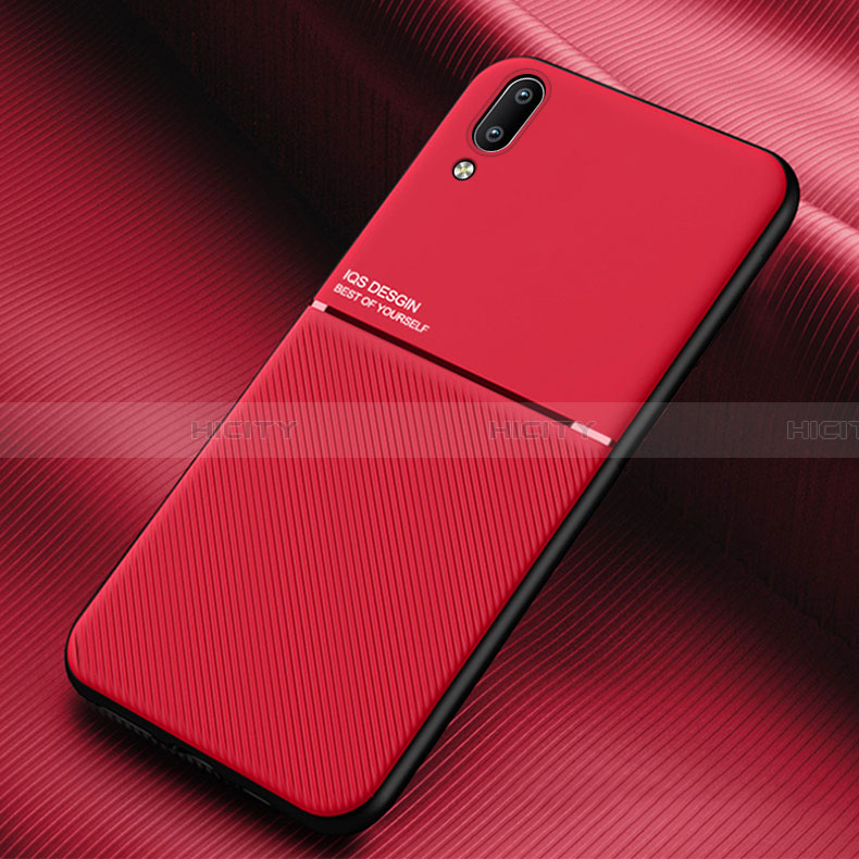 Custodia Silicone Ultra Sottile Morbida Cover con Magnetico per Samsung Galaxy A02 Rosso