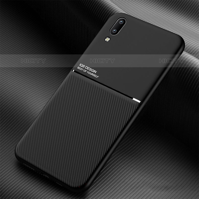 Custodia Silicone Ultra Sottile Morbida Cover con Magnetico per Samsung Galaxy M02 Nero