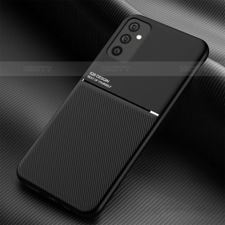 Custodia Silicone Ultra Sottile Morbida Cover con Magnetico per Samsung Galaxy M52 5G Nero