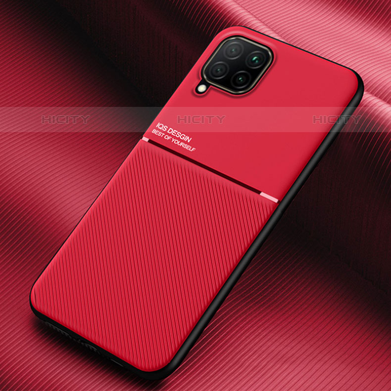 Custodia Silicone Ultra Sottile Morbida Cover con Magnetico per Samsung Galaxy M62 4G Rosso