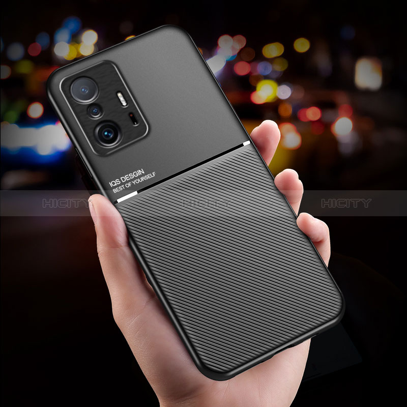 Custodia Silicone Ultra Sottile Morbida Cover con Magnetico per Xiaomi Mi 11T Pro 5G