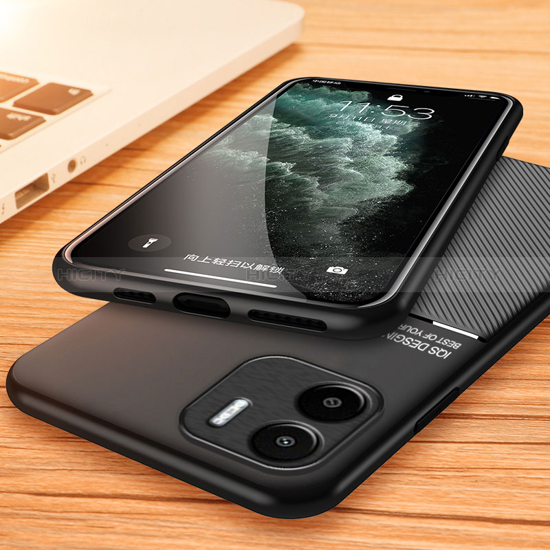 Custodia Silicone Ultra Sottile Morbida Cover con Magnetico per Xiaomi Poco C50