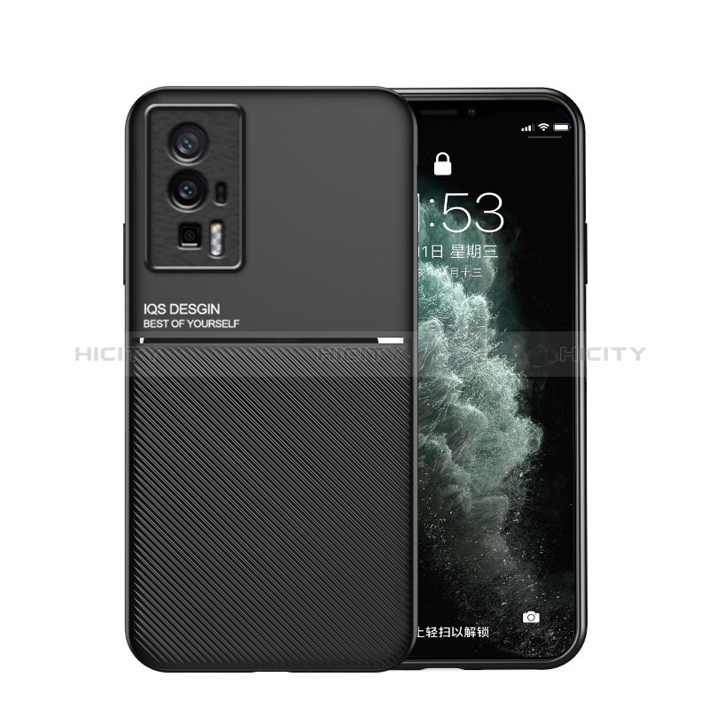 Custodia Silicone Ultra Sottile Morbida Cover con Magnetico per Xiaomi Poco F5 Pro 5G