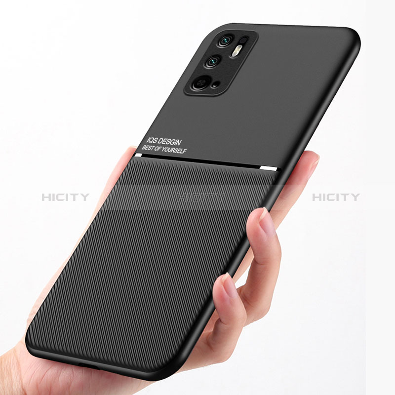 Custodia Silicone Ultra Sottile Morbida Cover con Magnetico per Xiaomi POCO M3 Pro 5G