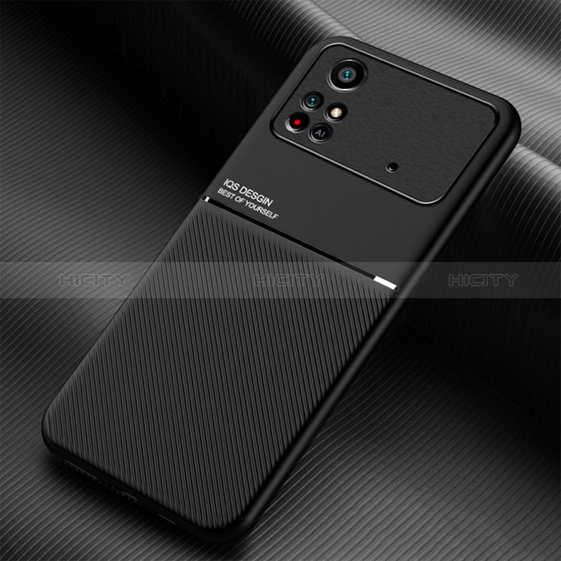 Custodia Silicone Ultra Sottile Morbida Cover con Magnetico per Xiaomi Poco M4 Pro 4G