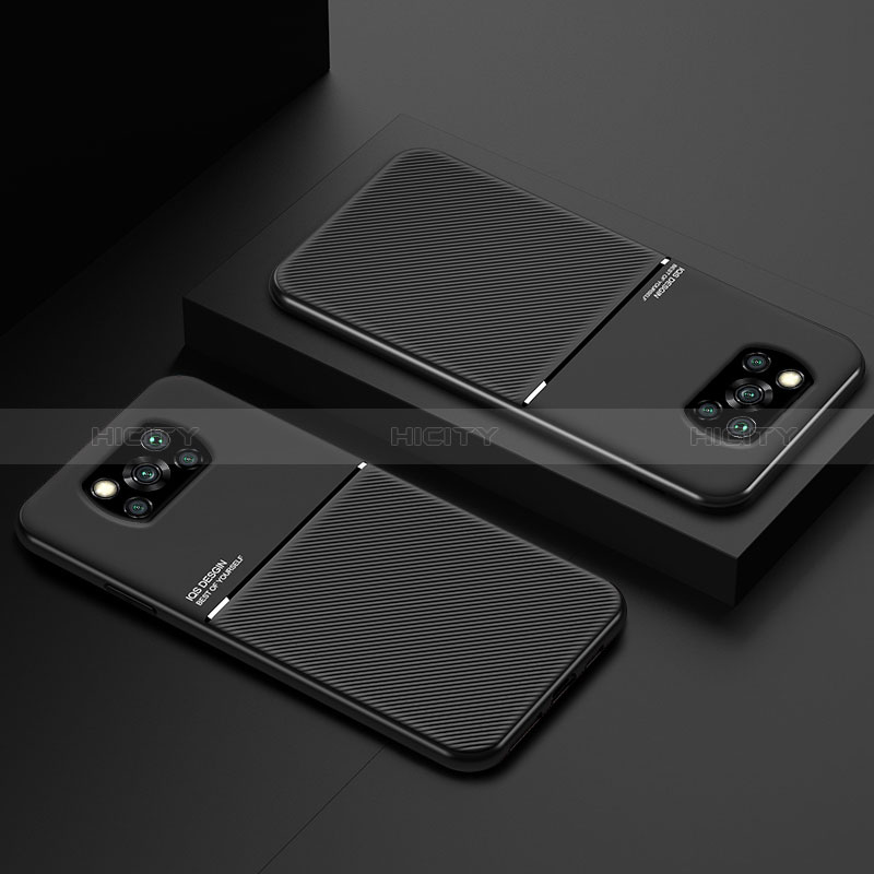 Custodia Silicone Ultra Sottile Morbida Cover con Magnetico per Xiaomi Poco X3 Pro