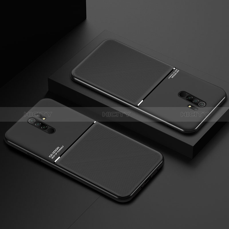 Custodia Silicone Ultra Sottile Morbida Cover con Magnetico per Xiaomi Redmi 9 Prime India