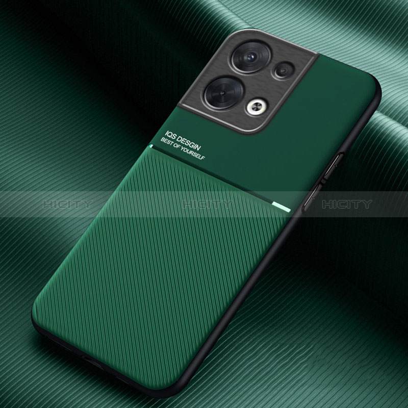 Custodia Silicone Ultra Sottile Morbida Cover con Magnetico per Xiaomi Redmi Note 13 5G Verde